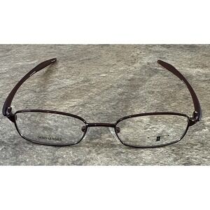 Eye Q GEORGETOWN Eyeglasses Frame Brown Full Rim Metal 48-19-140-27mm NWOT G26